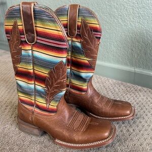 Women’s Ariat Square Toed Serape Boots